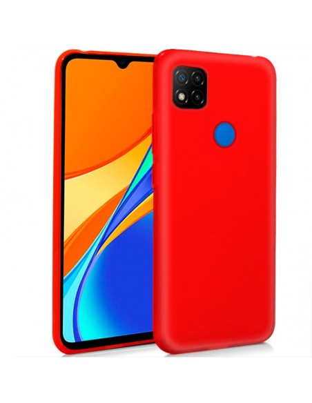 Funda gel TPU Xiaomi Redmi 9C roja