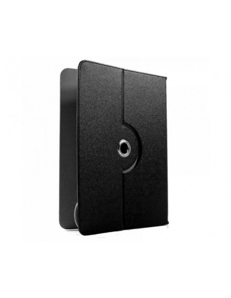Funda polipiel soporte giratorio universal tablets 7 pulgadas negra