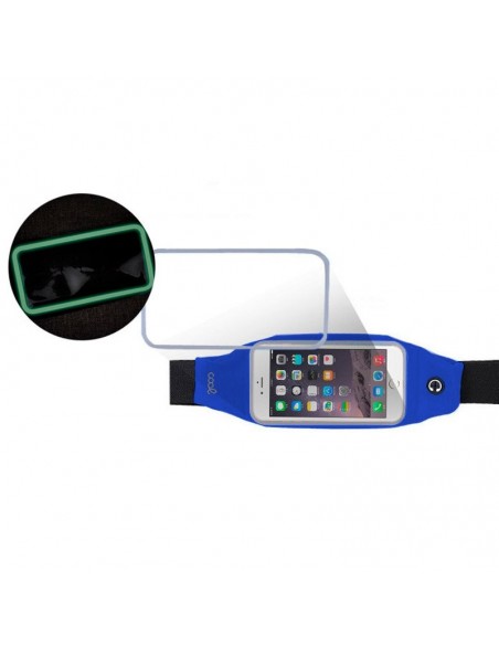 Funda universal riñonera neopreno (5,5 - 6,7 pulgadas) azul