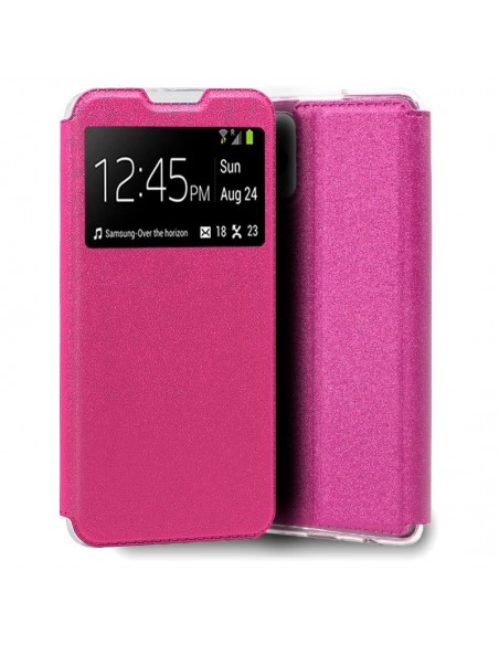 Funda libro soporte TPU iPhone 13 Pro rosa