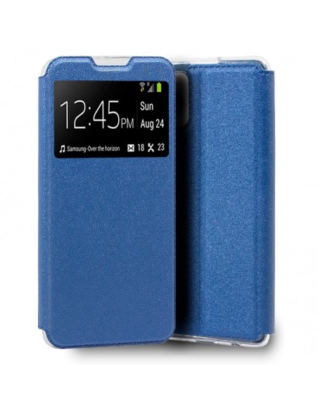 Funda libro soporte TPU iPhone 13 Pro Max azul