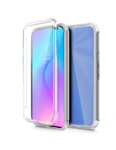 Funda gel TPU 3D para Xiaomi Redmi 9T transparente (Frontal + trasera)