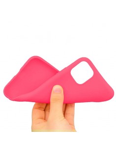 Funda gel TPU iPhone 11 Pro Max rosa 2