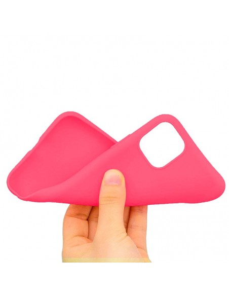 Funda gel TPU iPhone 11 Pro Max rosa