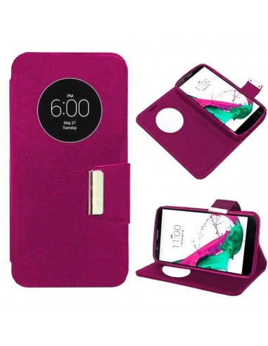 Funda libro soporte TPU LG G4 rosa