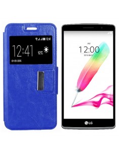 Funda libro soporte TPU LG G4 Stylus (H635) azul