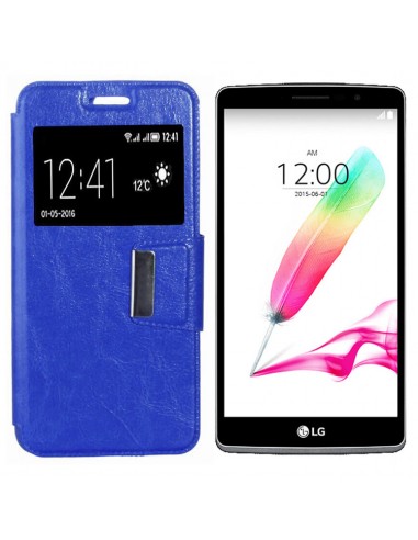 Funda libro soporte TPU LG G4 Stylus (H635) azul