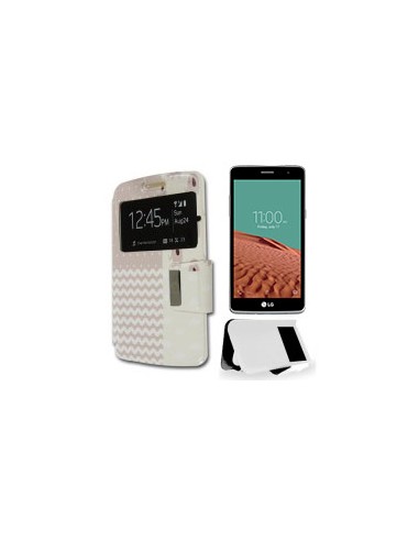 Funda libro soporte TPU LG L Bello 2 (X150) diseño Blonda Elefantes