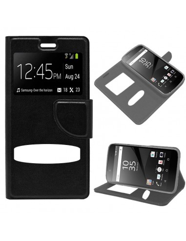 Funda Flip Cover Sony Xperia Z5 Liso Negro