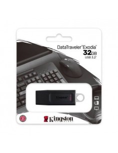 Pendrive 32GB USB 3.2 DataTraveler Exodia llaver negro y blanco 2