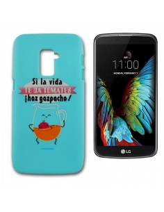 Carcasa TPU LG K10 diseño gazpacho