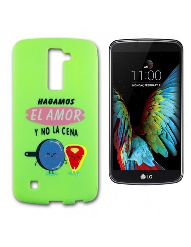 Carcasa TPU LG K10 diseño cena