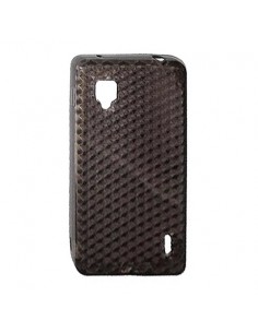 Funda gel TPU diamond LG Optimus G (E975) negra o gris humo