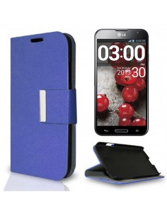 Funda libro soporte LG Optimus G Pro azul