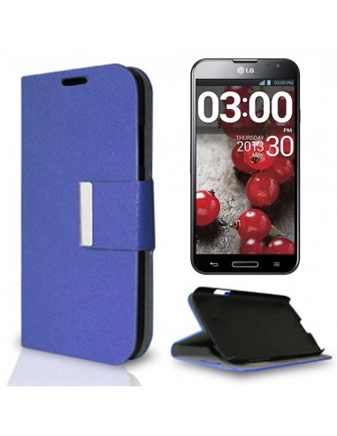 Funda libro soporte LG Optimus G Pro azul