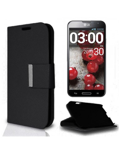 Funda libro soporte LG Optimus G Pro negra