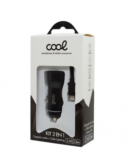 Cargador mechero coche iPhone 5 / 6 / 7 / 8 / 8 Plus / IPhone X / IPad (Compatible test OK)