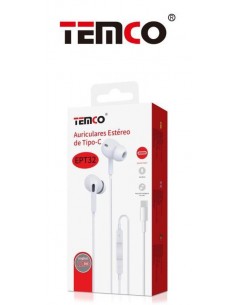 Auriculares Tipo C con Mic EPT32 Blanco