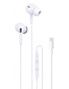 Auriculares Tipo C con Mic EPT32 Blanco 2