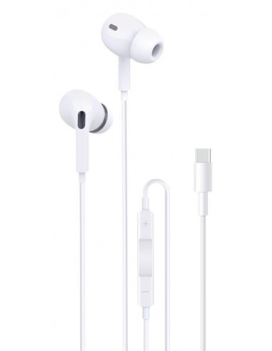 Auriculares Tipo C con Mic EPT32 Blanco
