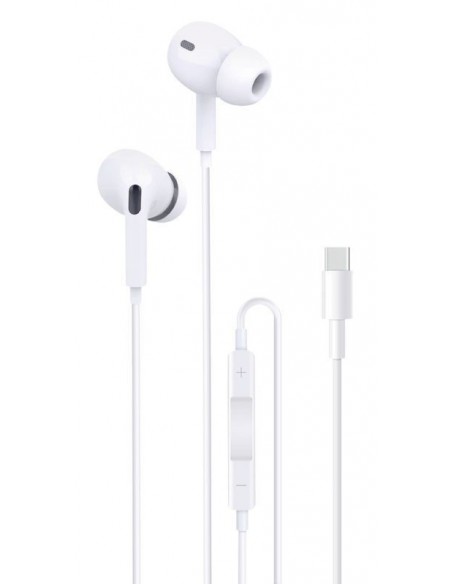 Auriculares Tipo C con Mic EPT32 Blanco
