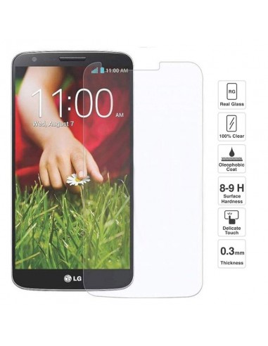 Protector pantalla vidrio templado plano LG G2