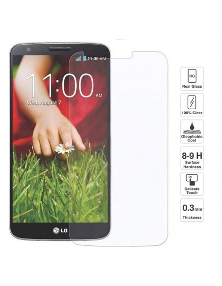 Protector pantalla vidrio templado plano LG G2