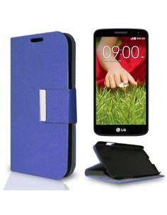Funda libro soporte LG G2 Mini azul