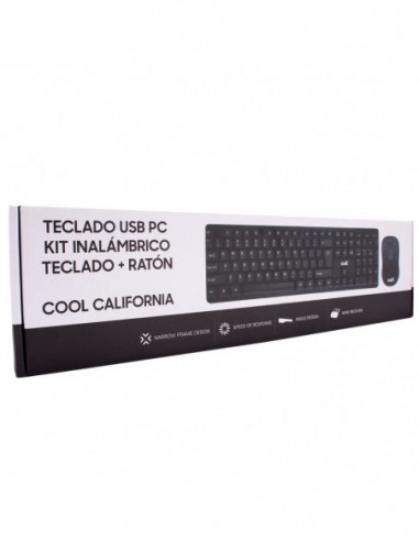 Kit teclado español USB + ratón Cool...