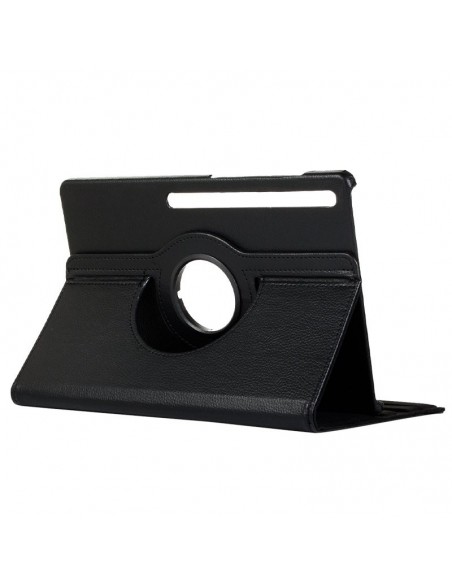 Funda soporte Samsung Galaxy Tab S7 FE T736 polipiel negra 12.4 pulgadas