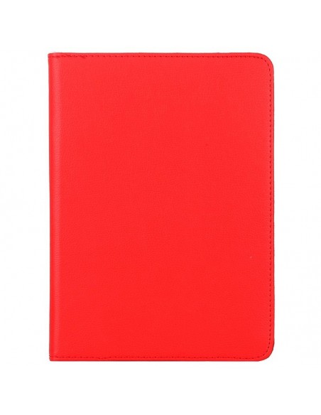 Funda soporte giratorio iPad Pro 12.9 pulg (2020 / 2021) polipiel roja