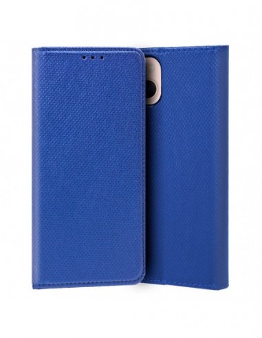 Funda libro soporte TPU iPhone 13 azul