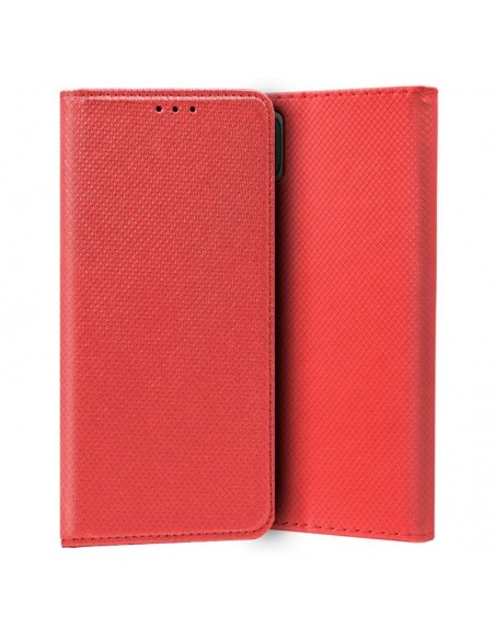 Funda libro soporte TPU Samsung A225 Galaxy A22 4G roja