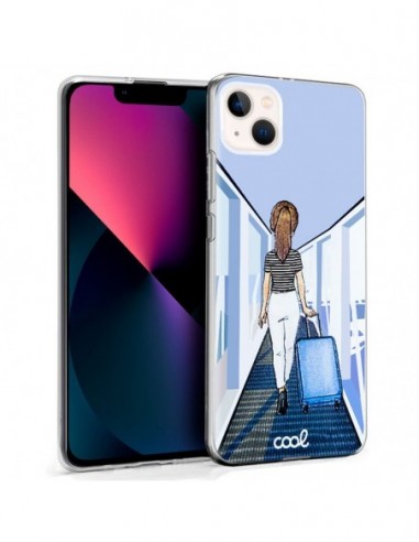 Carcasa TPU iPhone 13 mini diseño Travel