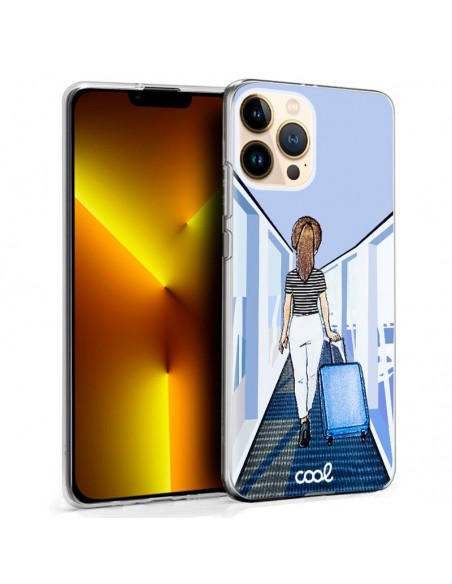 Carcasa TPU iPhone 13 Pro Max diseño Travel