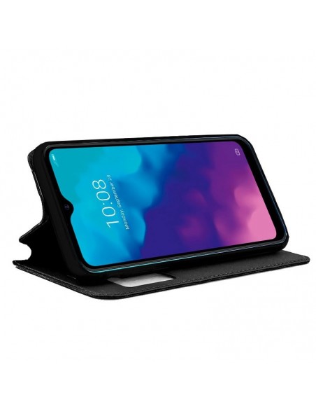 Funda libro soporte TPU ZTE Blade V30 Vita negra