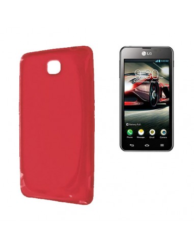 Funda gel TPU LG Optimus F5 / L7 4G LTE (P875) roja