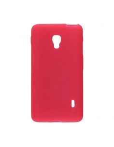 Funda gel TPU LG Optimus F6 roja carmín