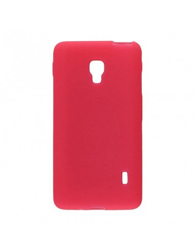 Funda gel TPU LG Optimus F6 roja carmín
