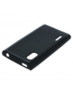 Funda gel TPU mate LG Optimus L5 (E610) negra 2