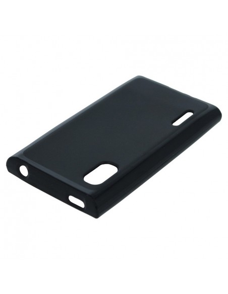 Funda gel TPU mate LG Optimus L5 (E610) negra