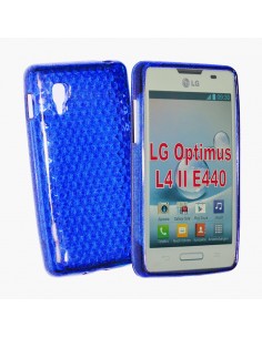 Funda gel TPU diamond LG L4 II (E440) azul