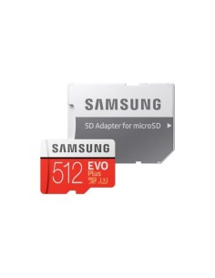 Tarjeta memoria microSD XC Samsung Evo Plus 2020 512 GB clase 10 100MB/s con adaptador