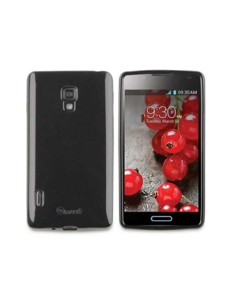 Funda gel TPU brillo LG L7 II (P710) negra