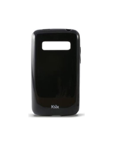 Funda gel TPU brillo LG Optimus Hub (E510) negra