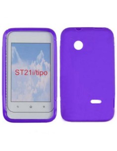Funda gel TPU Sony Xperia Tipo morada