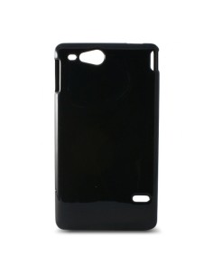Funda gel TPU brillo Sony Xperia Go (ST27i) negra