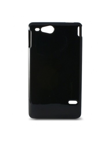 Funda gel TPU brillo Sony Xperia Go (ST27i) negra