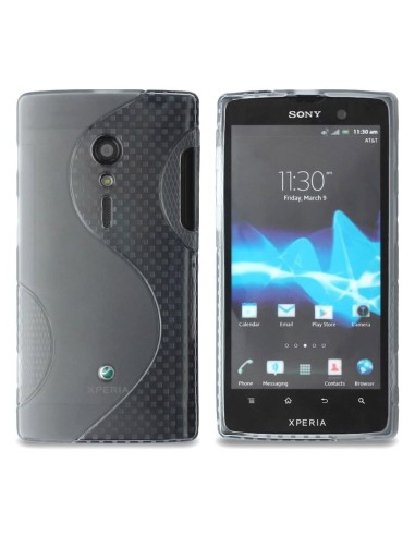 Funda gel TPU ola Sony Xperia ION (LT28h / LT28i) transparente