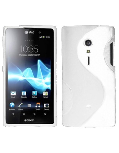 Funda gel TPU ola Sony Xperia ION (LT28h / LT28i) blanca